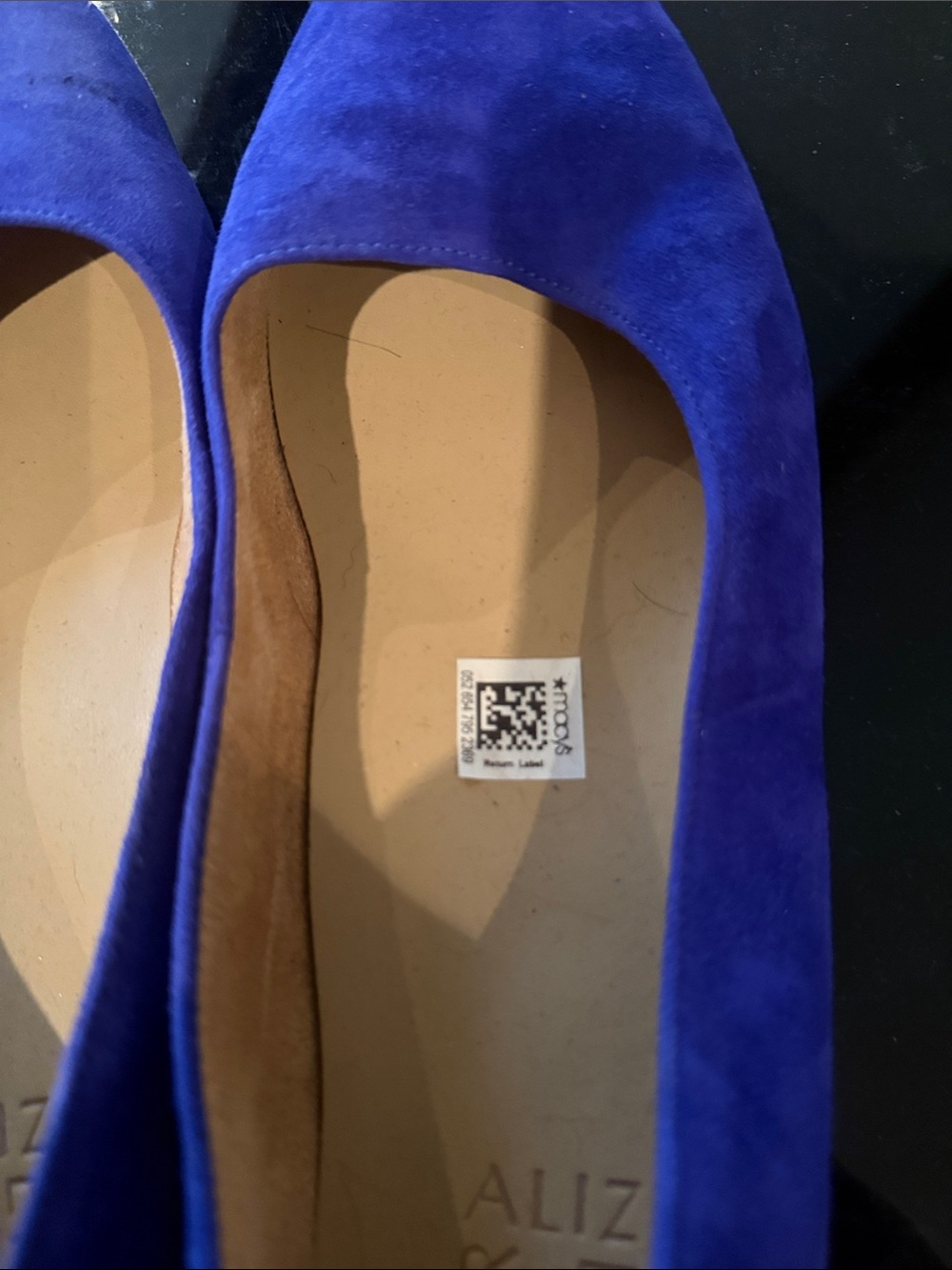 Naturalizer Purple Suede Women's Flats - Picture 7 of 7